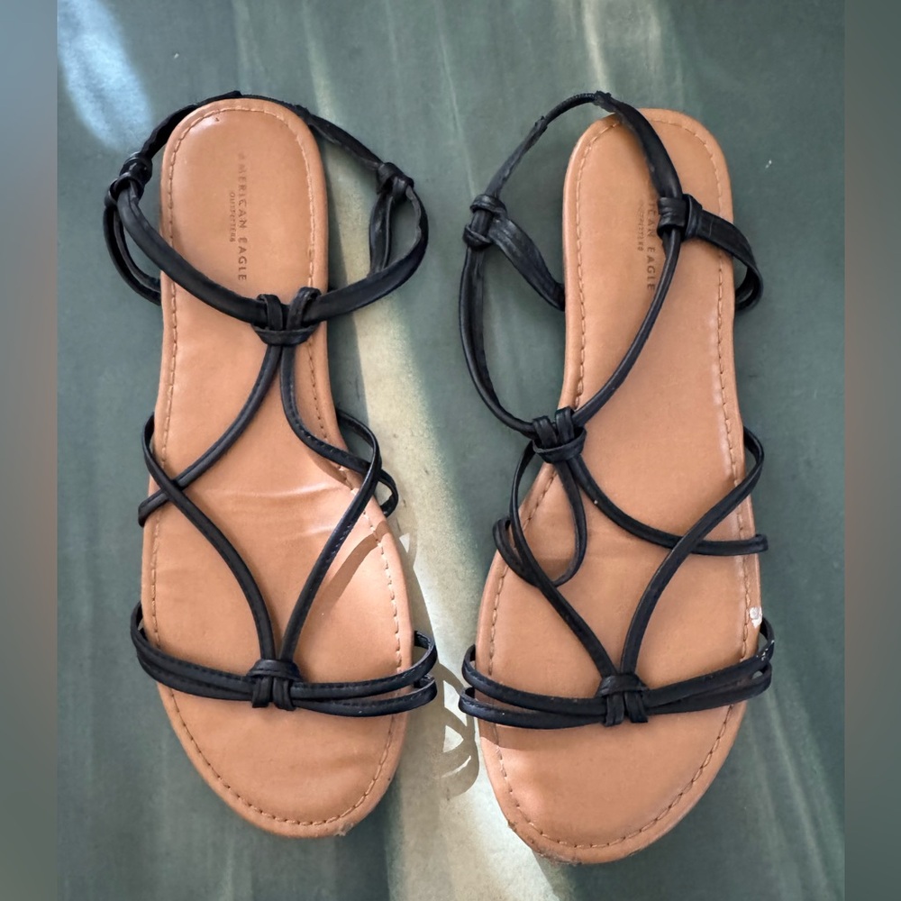 Black strappy Sandals